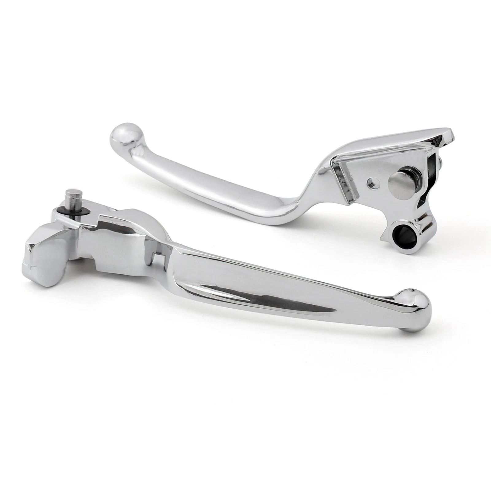 Chrome Clutch & Brake Levers for Electra Glide Classic FLHTC (2008–2013)