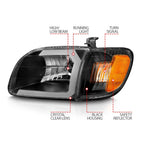 Headlight Assembly with Clear Lens for Toyota Tundra (2000–2004)