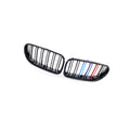 Gloss Black Double Line Grille for BMW 6 Series F06 F12 F13 (2012–2016)