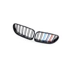 Gloss Black Double Line Grille for BMW 6 Series F06 F12 F13 (2012–2016)