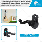 Guitar Hanger Wall Mount Hook Rack for All Guitars (Universal)