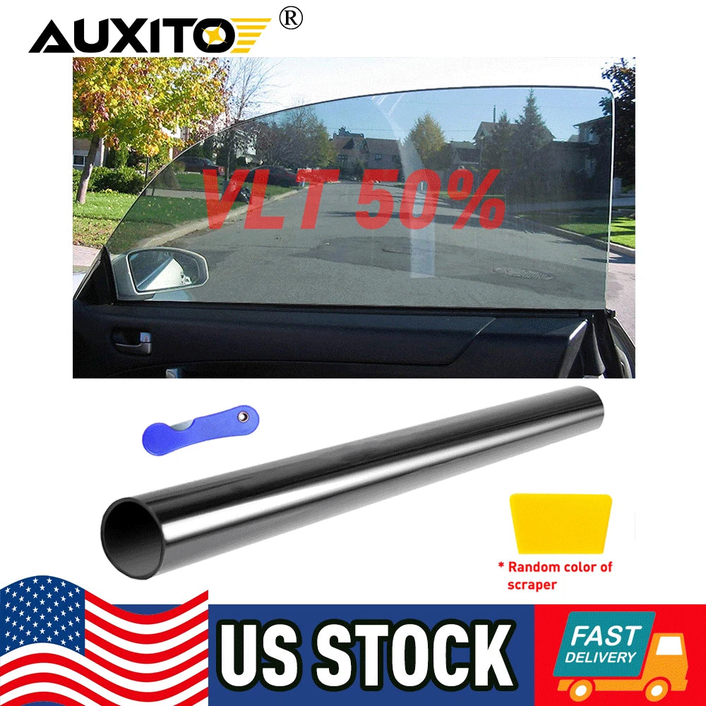 Window Tint Film Roll 50% VLT for Car Home Office Glass (300CM x 20")