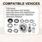 Rear Diff Ring Pinion Bearings for Recon 250 TRX250EX/TRX250X