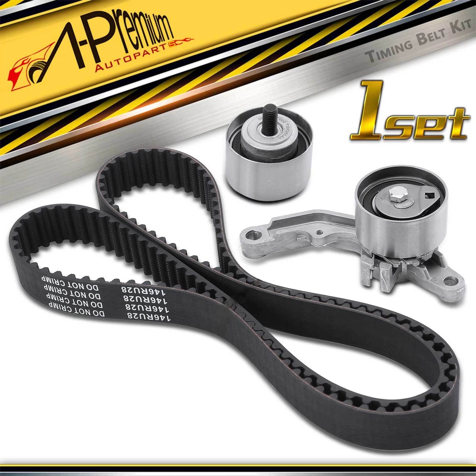 3X Timing Belt Kit for Jeep Wrangler Liberty Chrysler Sebring (2002–2010)
