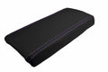 Leather Console Lid Armrest Cover for Mazda Miata MX5 (1990–1997) Purple Stitch