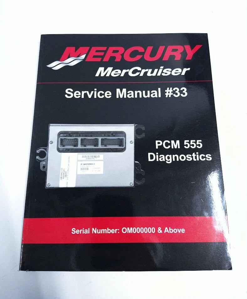 PCM 555 Diagnostics Service Manual for Mercury MerCruiser (90-863757002)