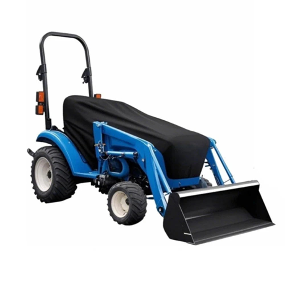 Outdoor Lawn Mower Dust Cover 420D Oxford Cloth 76"x24"x22" Black