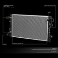 Aluminum Radiator for Chrysler Concorde Intrepid Vision (1993–1997) 1390