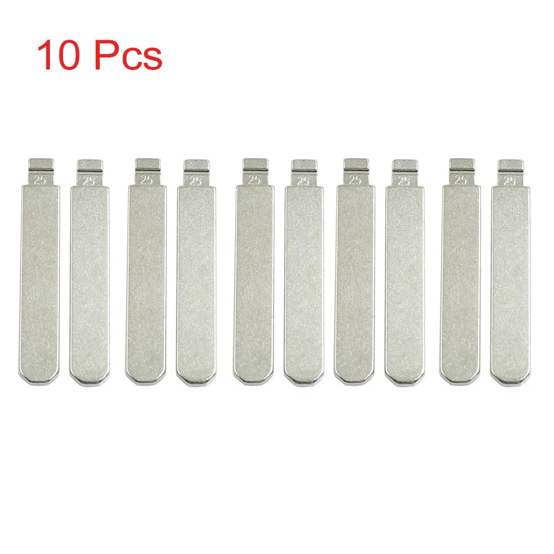 10pcs Metal Uncut Insert Blank Blade Key for Honda Accord 