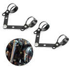 41mm-51mm Fork Black Headlight Mount Bracket Adapter for Motorcycles