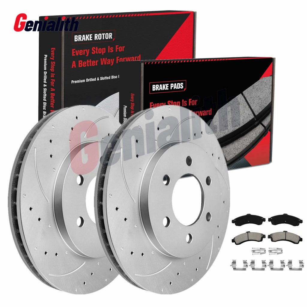 Front Brake Rotor Pad for Chevy Trailblazer, GMC Envoy, Buick Rainier (2002–2009)
