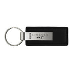 Black Leather Keychain KC1540.MKT - Officially Licensed for Lincoln MKT