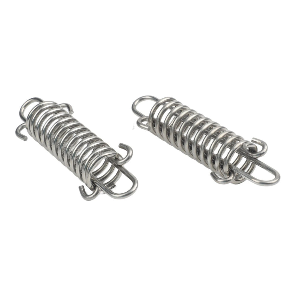 2X Stainless Steel Spring Buffer Mooring Terminals for Easy Transport