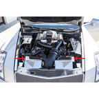 2pc Polished Stainless Steel Radiator Cover for Cadillac XLR (2004–2009)