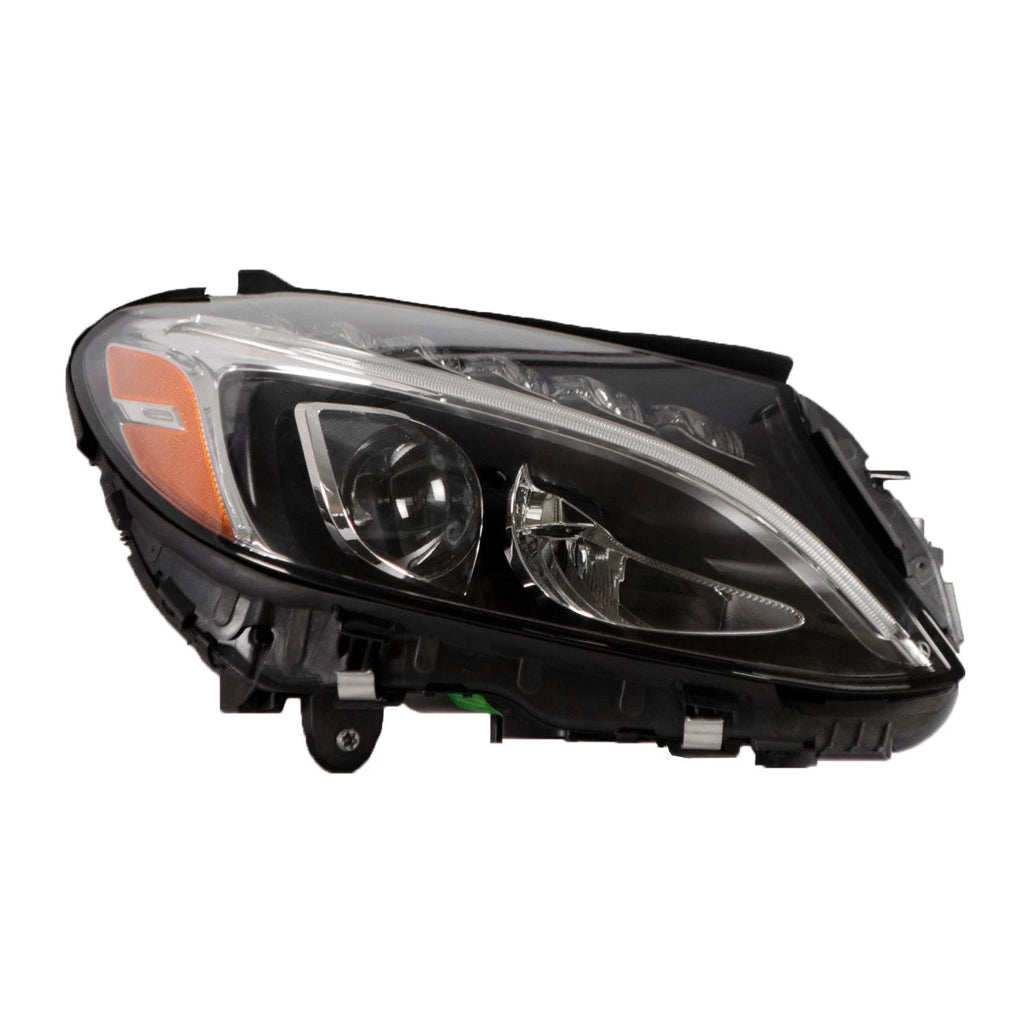 Replacement Passenger LED Headlight Lens/Housing w/o Adaptive Lamps w/o Logo