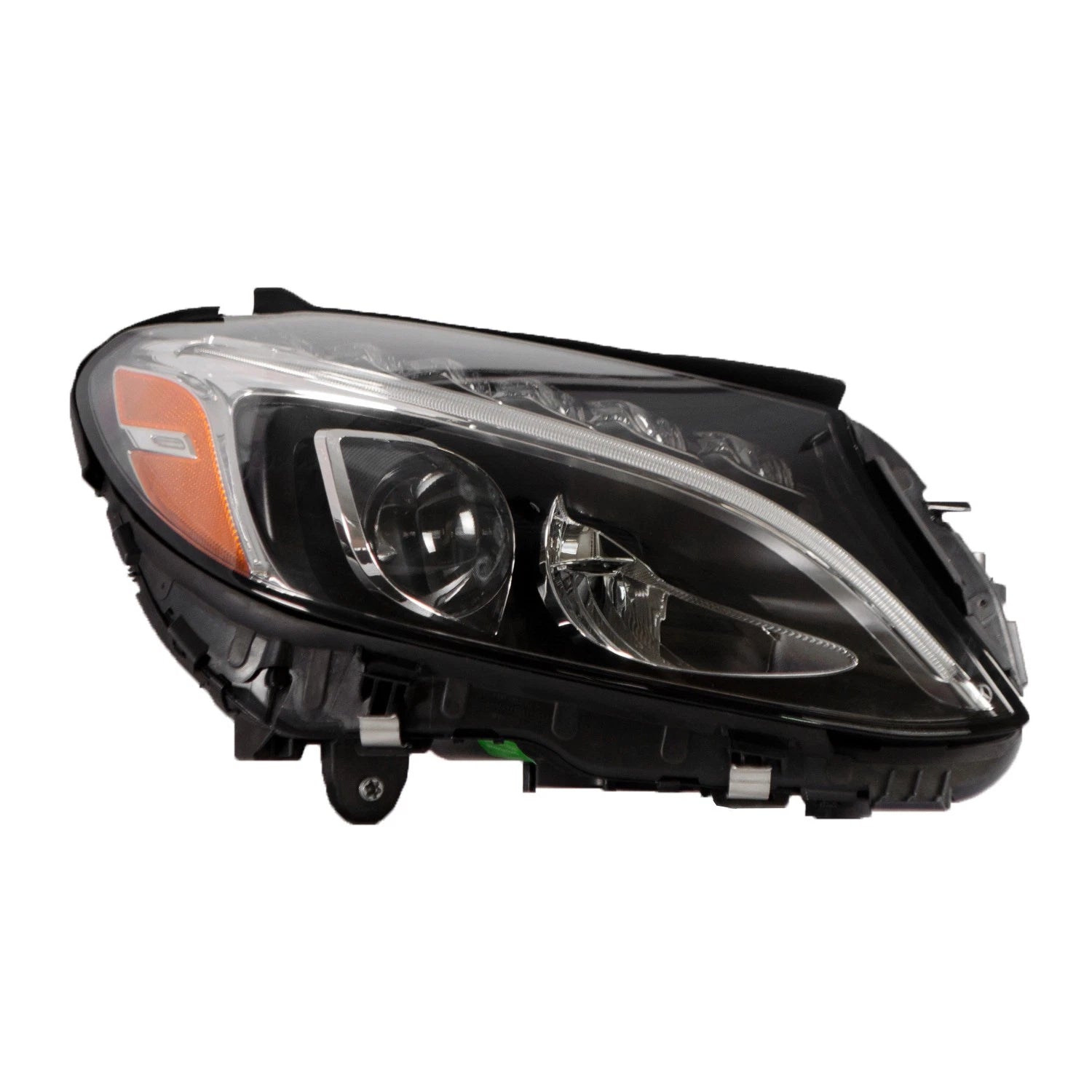 Replacement Passenger LED Headlight Lens/Housing w/o Adaptive Lamps w/o Logo