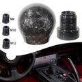Carbon Fiber Black Ball Manual Gear Shift Knob Universal