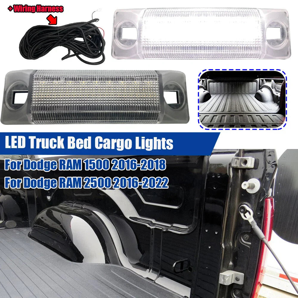 Trunk Bed Cargo Light Lamp Wiring Harness for Dodge RAM (2016–2021)