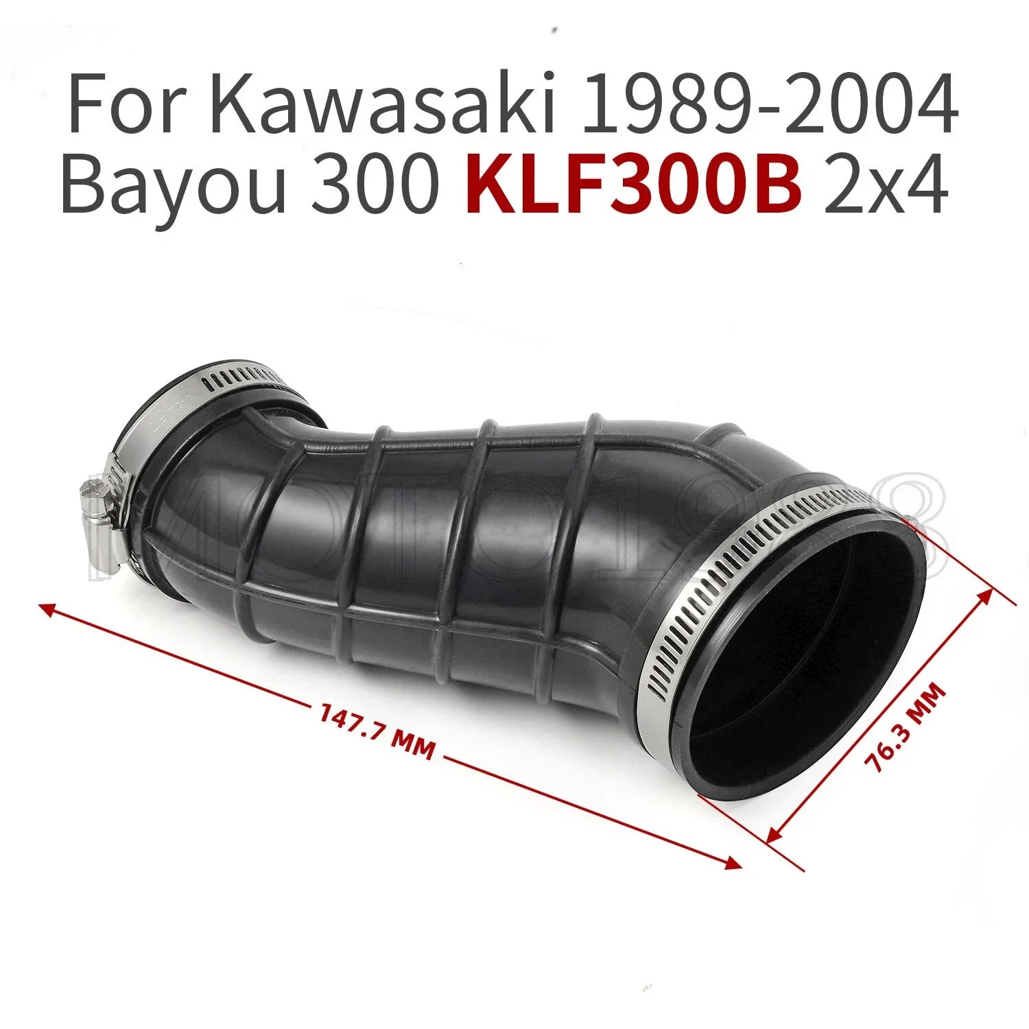 AIR BOX CLEANER JOINT 2x4 for Kawasaki Bayou KLF300B (1989–1991)