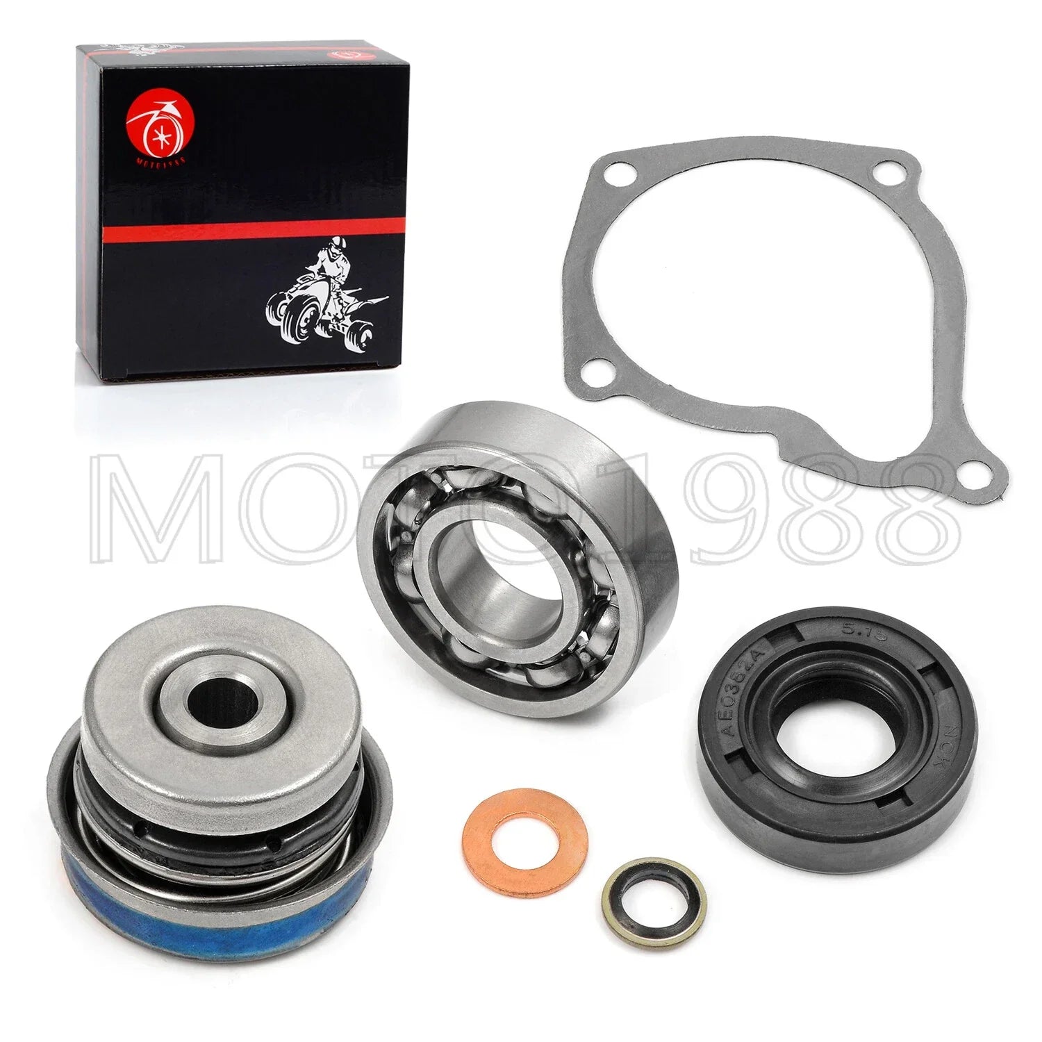 Water Pump Kit Impeller Bearing Seal Gasket for Polaris Sportsman (2001–2014)