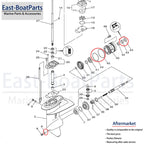 Lower Unit Repair Seal Kit for Yamaha Outboard (93101-17054)