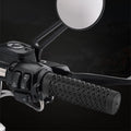 1" Black Handle Bar Hand Grips for Harley Touring Sportster XL883 XL1200