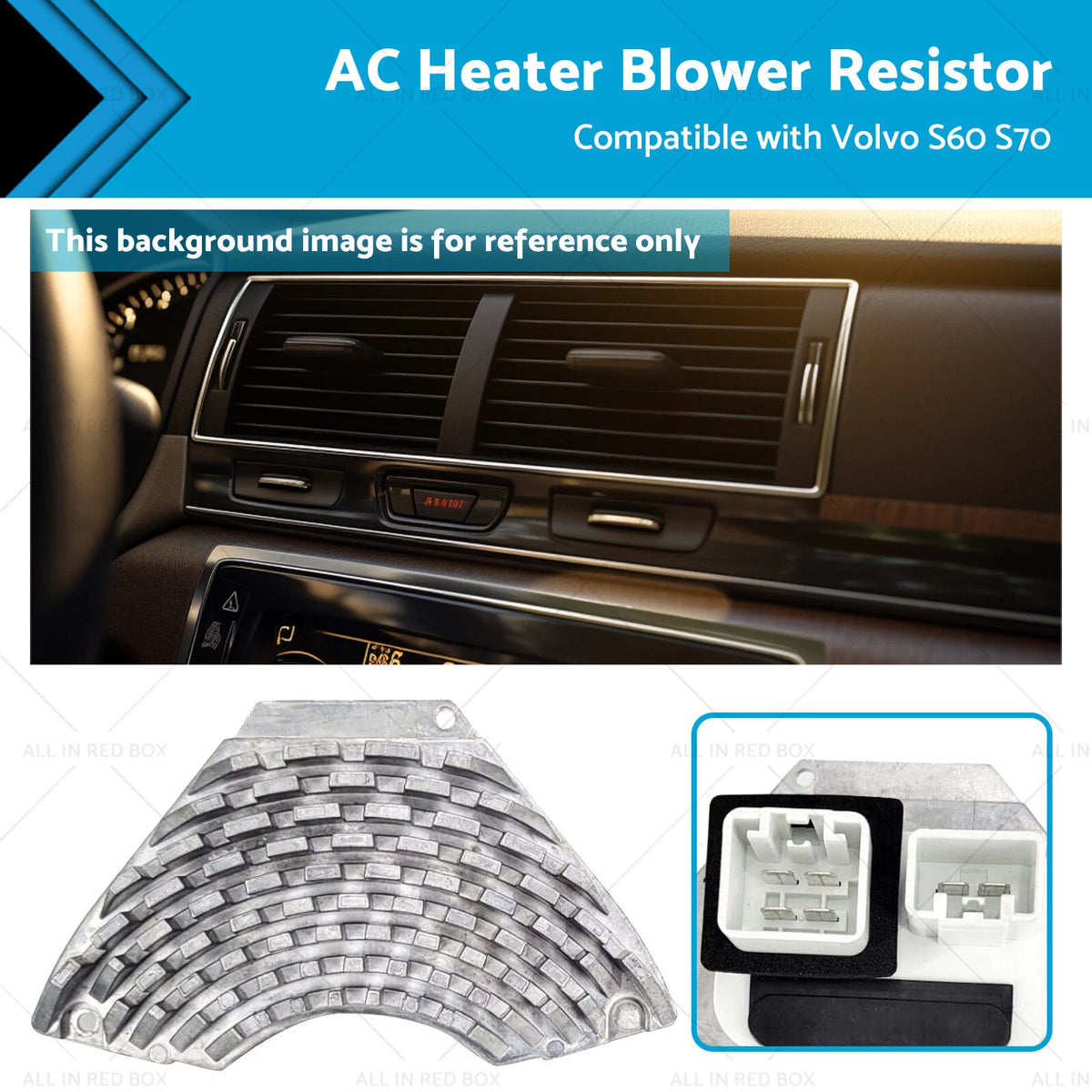 AC Heater Blower Regulator for Volvo C30 S40 V50 C70 (2006–2013)