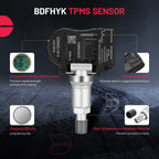 4PCS Tire Pressure Sensor TPMS for Tesla Model 3 (2017-2024) 433MHz