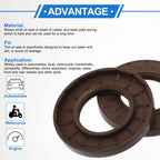 2X Oil Seal Rotary Shaft Seal FKM Rubber 45x85x10mm for Various Models