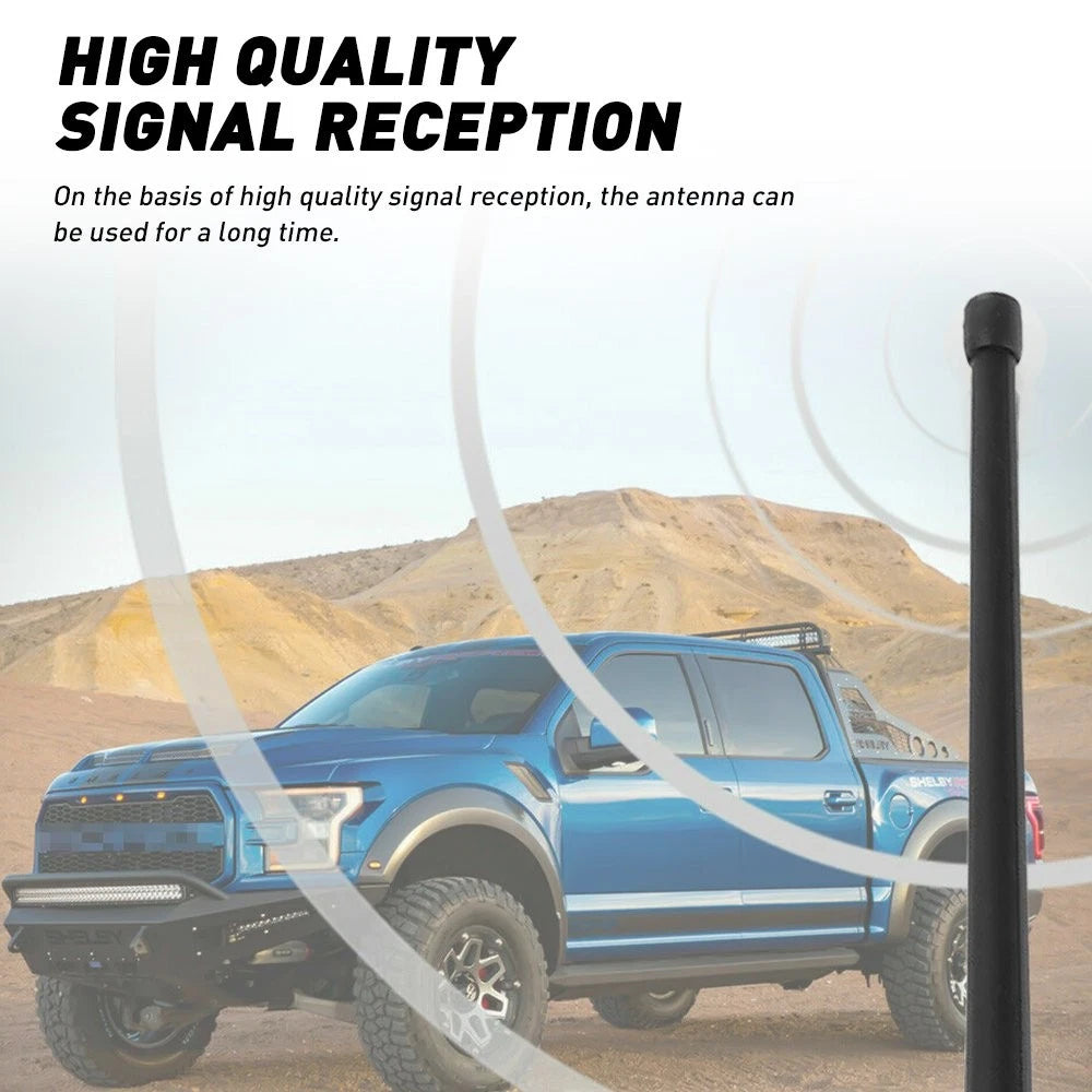 Set of 2 Rugged Reflex Antenna Ridge 13 inch for Jeep Wrangler JK (2007–2018)