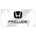 Dual Chrome on Chrome License Plate - Officially Licensed for Honda Prelude