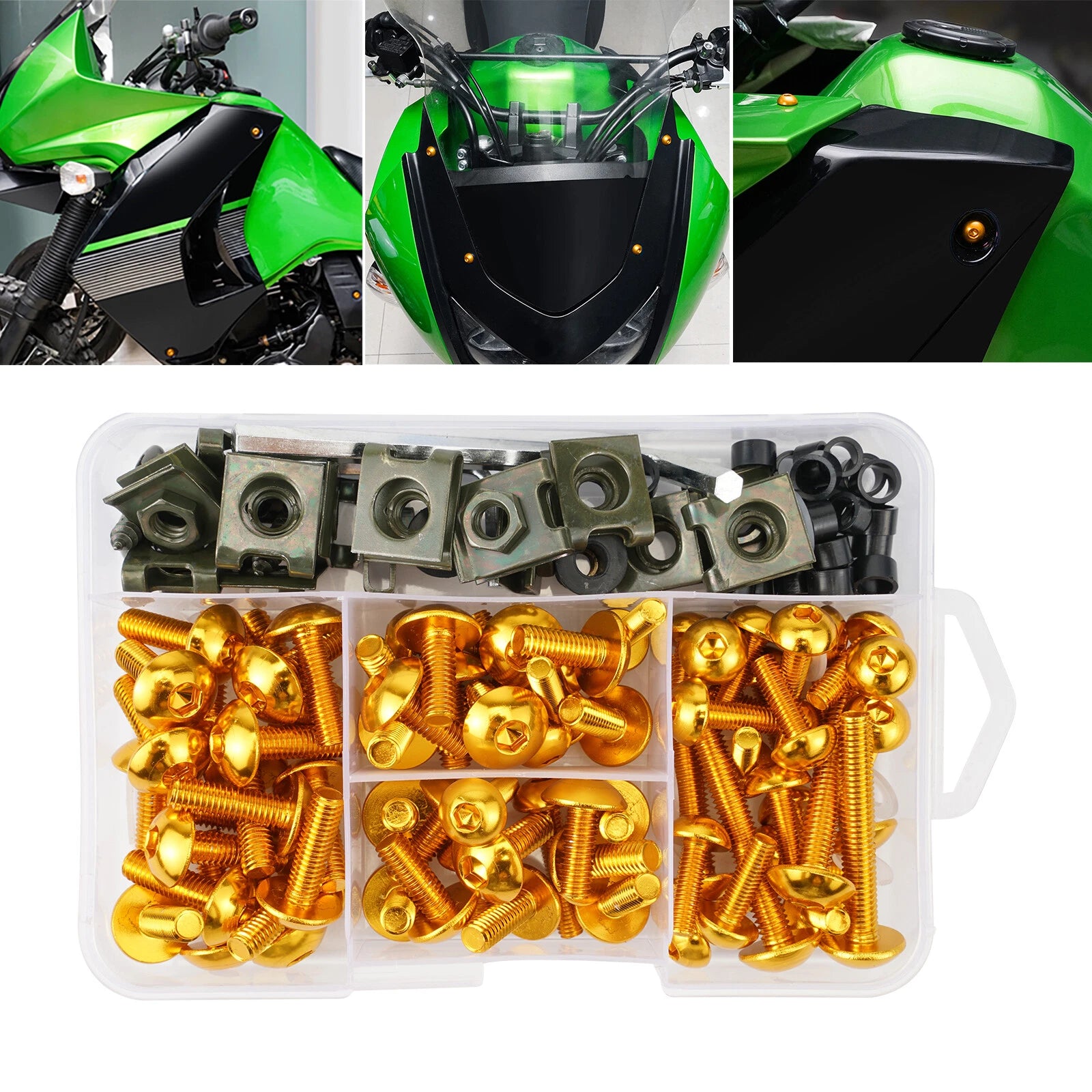 Complete Fairing Bolts Gasket Kit for Suzuki Katana 1100, 600, 750, RF600R, TL1000R