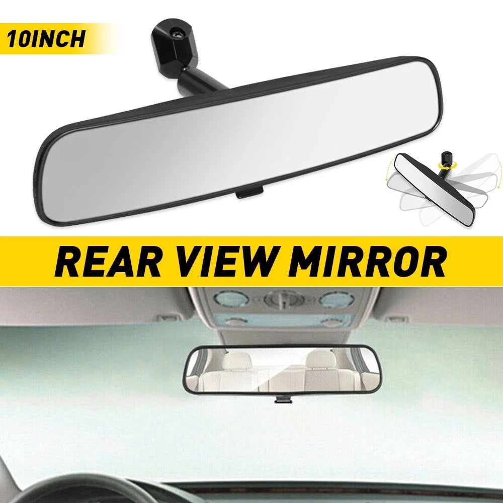 Set of 2 10-Inch Rear View Mirrors for Nissan Honda