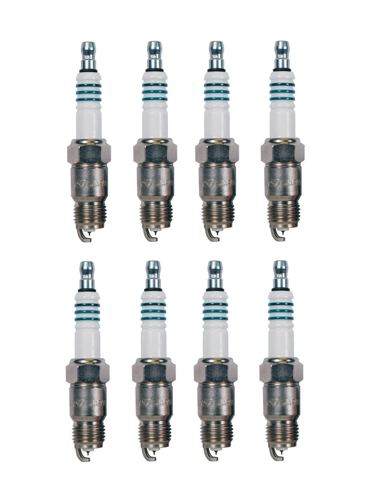 Set of 8 Denso Iridium Power Spark Plugs (Gap 0.044) for