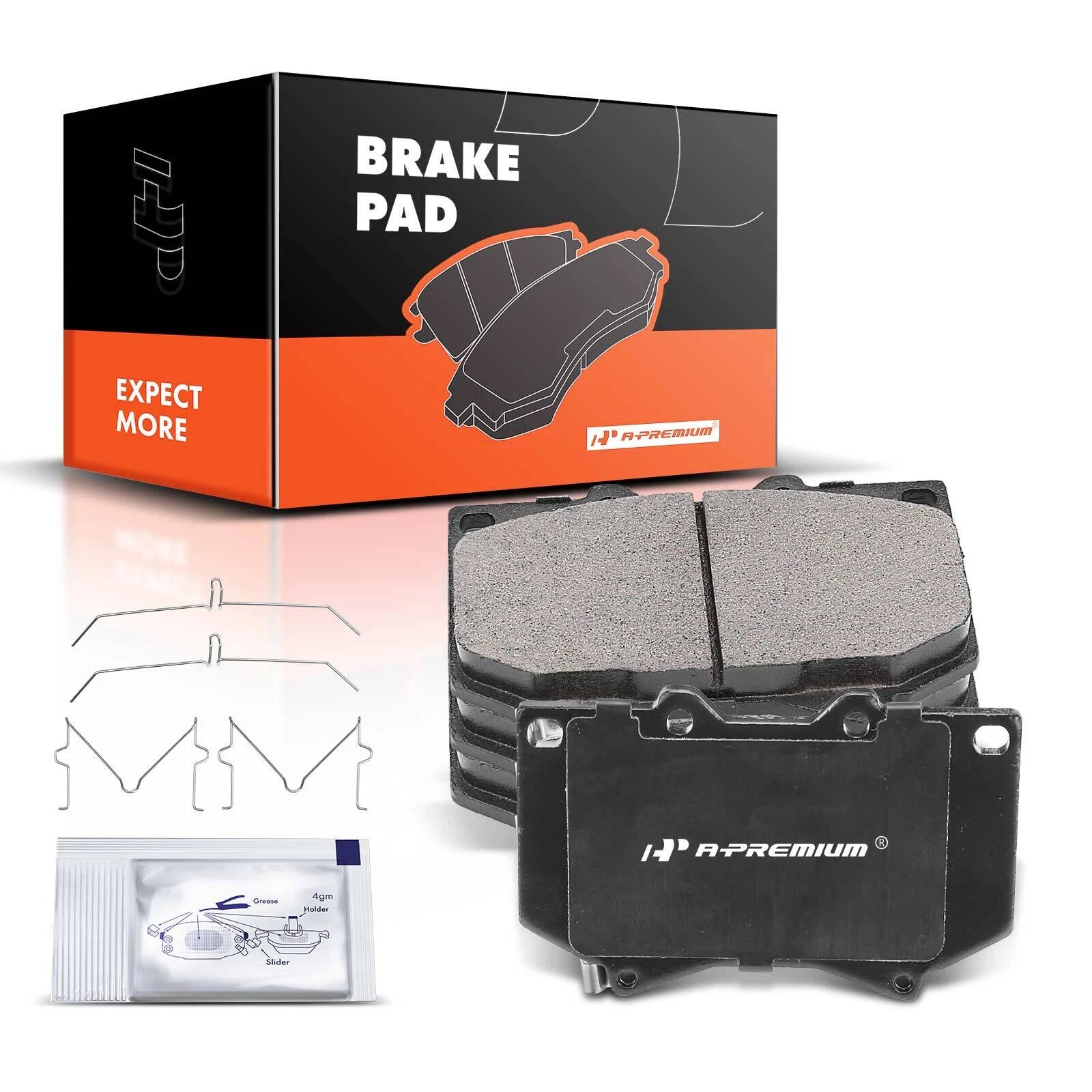 Ceramic Front Side Brake Pads for Toyota Tundra & Sequoia (2000-2003)
