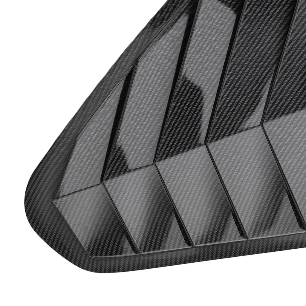 ABS Side Window Louvers for Toyota RAV4 (2019–2025) Carbon Fiber Finish