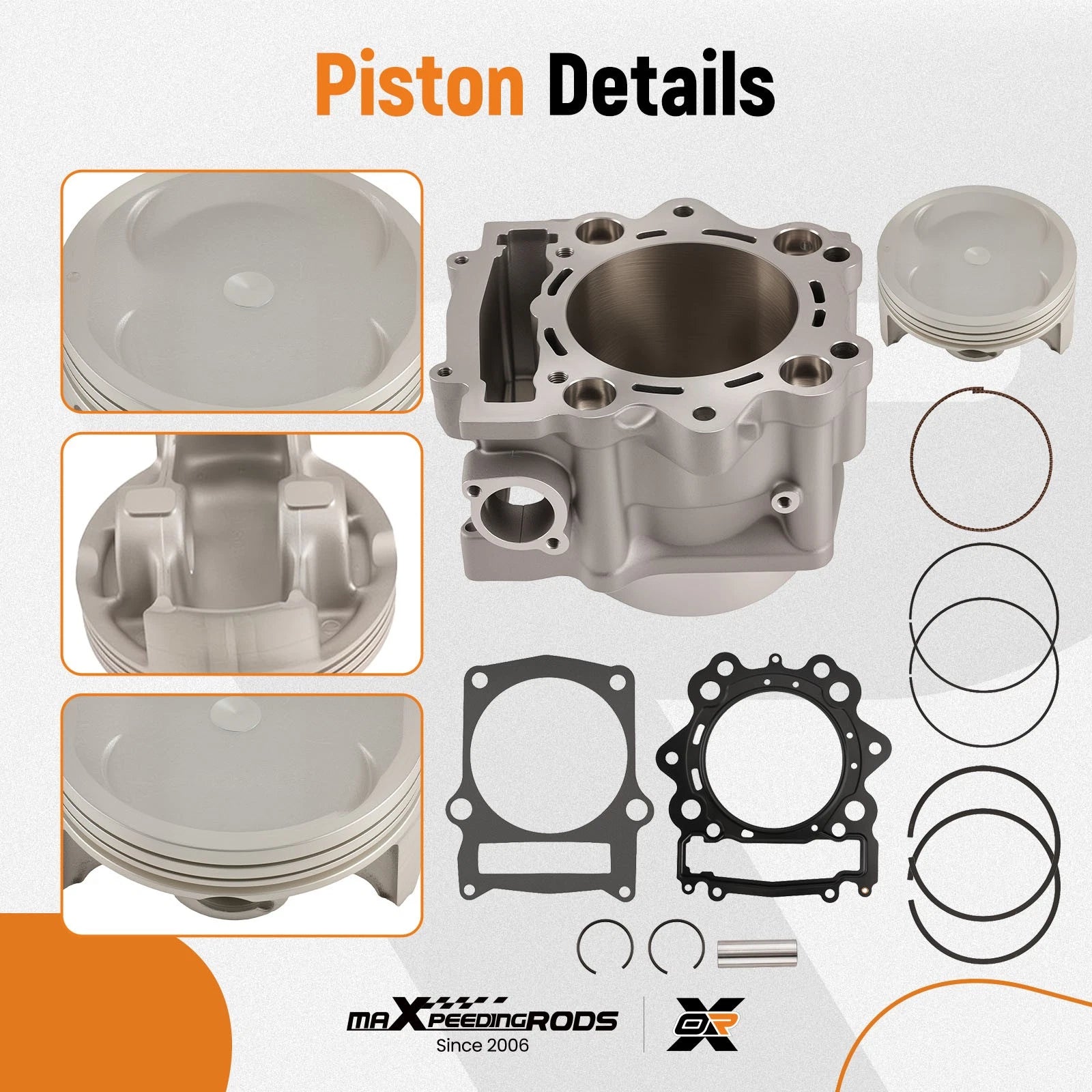 Piston Ring for Yamaha Raptor 700 YFM700R (2006-2014) Standard Bore