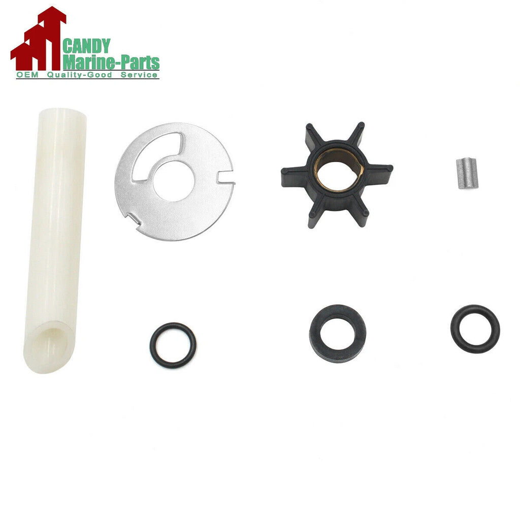 Water Pump Impeller Repair Kit for Mercury Marine Outboard 75 7.5 110 9.8 (46-89981Q1)