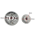 2X Silver Tone Threaded Pulley for 9403 Belt Sander (Replacement Part)
