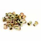 50X M6 Nutserts Rivet Nuts for Automotive Applications (Zinc Plated Steel)