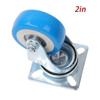 Set of 24 Blue 2" Swivel Caster Wheels for Various Applications