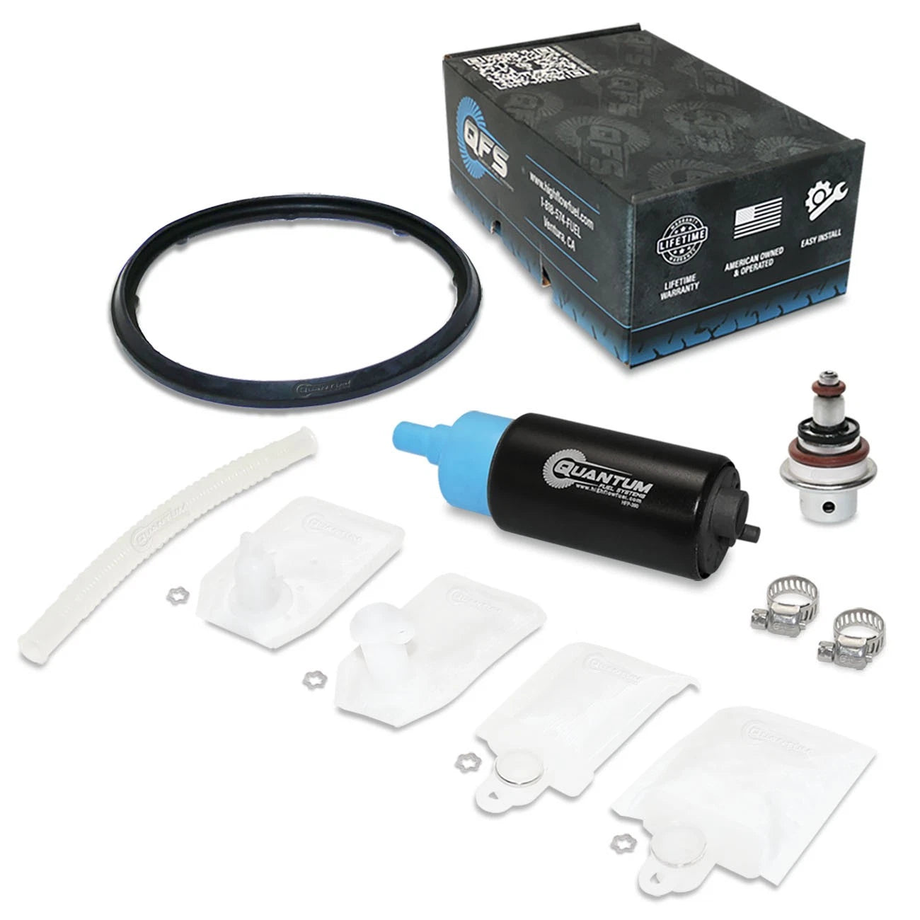 QFS Fuel Pump + Regulator + Tank Seal for Yamaha YZ250F YZ450F (2010–2023)