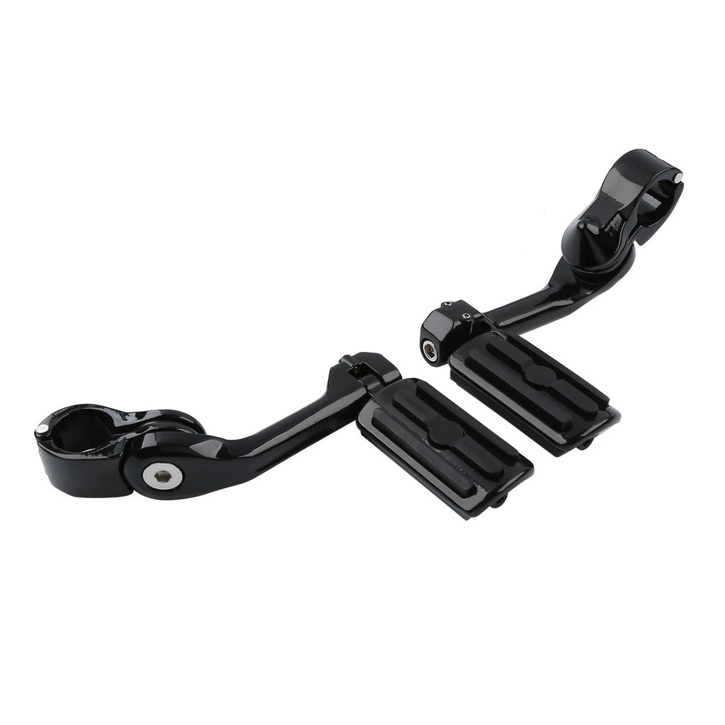 1 1/4" Highway Long Mount Foot Pegs for Harley Davidson Touring