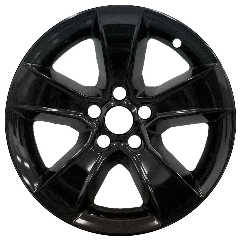 Wheel Skins Gloss Black 17 Inch Replacement for Dodge Charger (2011–2014)