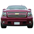 2pc Chrome ABS Grille Overlay for 2007-2013 Chevy Avalanche LS