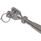 3/8" x 5" Jaw & Jaw Turnbuckle for M10 (Closed Body, 316 Stainless Steel)