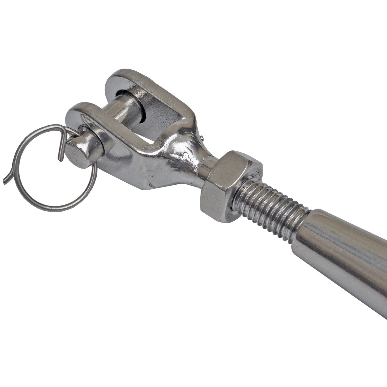 3/8" x 5" Jaw & Jaw Turnbuckle for M10 (Closed Body, 316 Stainless Steel)