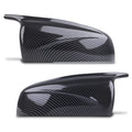 Door Mirror Cover Pair for BMW X5 X6 (2007–2013) 51162182697 51162182698 Black