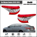 Set of 2 Tail Lights for Nissan Sentra (2013–2015)