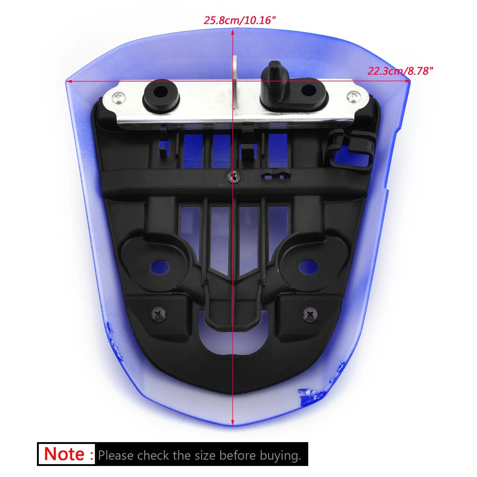 Passenger Rear Seat Cover Cowl for Suzuki GSXR GSX-R 1000 1000R (2017–2024) Blue